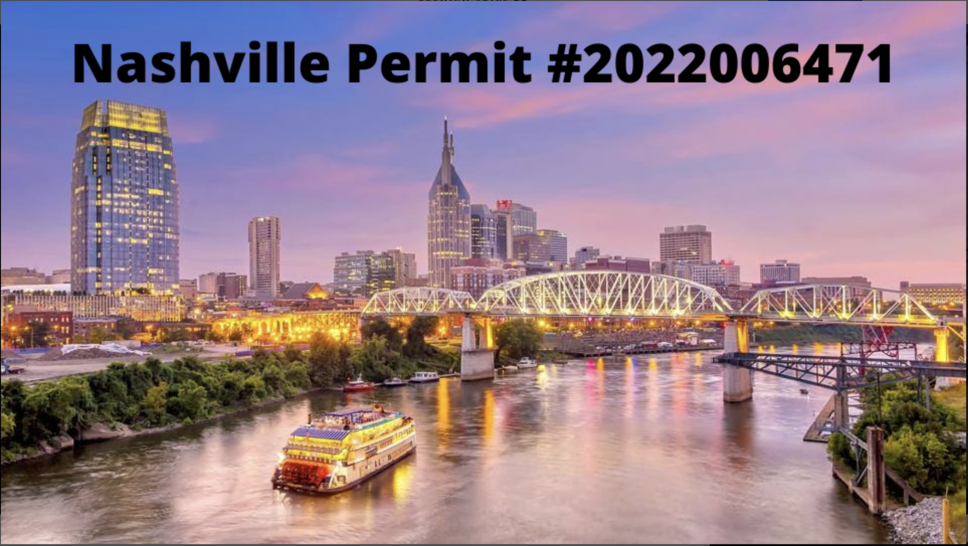 Nashville Permit for 3rd unit: issued in 2022 followed by:2022006471