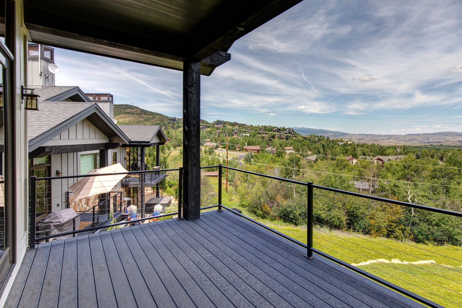 Private Deck overlooking Canyons Golf Course and Resort