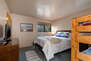Bedroom 3 with queen bed, twin over twin bunkbed, 32