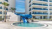 One of two water slides.
