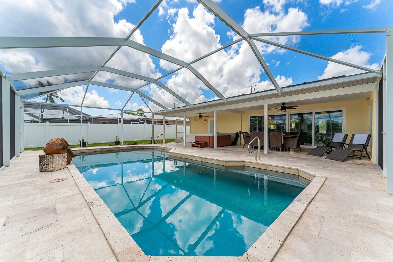 Cape coral vacation home with heated pool