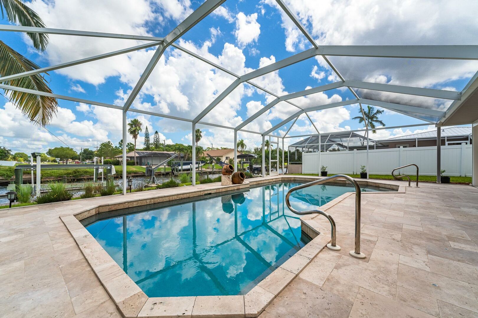 Cape Coral vacation home with heated saltwater pool