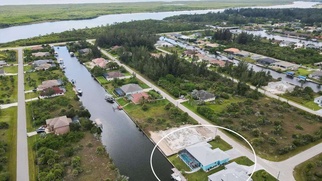 South Gulf Cove property with dock and canal access