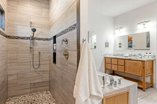 Grand Master Bath with Shower