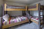 Further down the hall, Bedroom 2 with two Bunk Beds