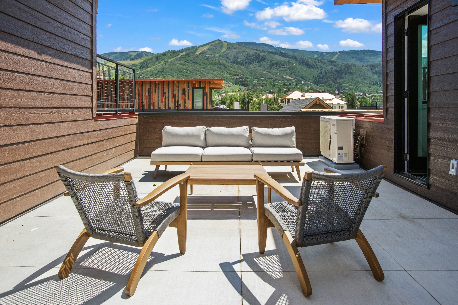 Deck View of Steamboat Ski Resort