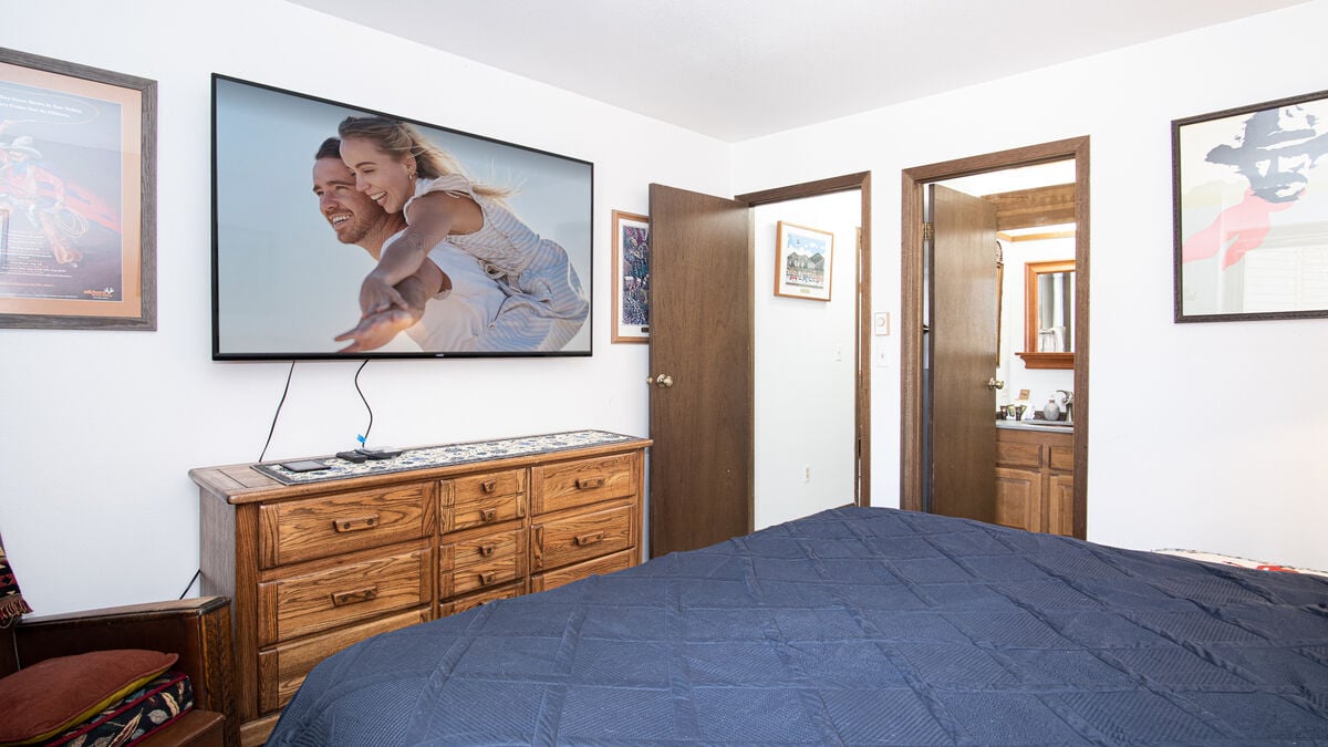 Master Bedroom with Large TV