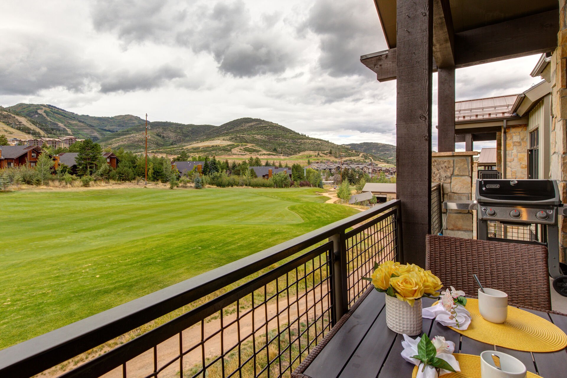 Balcony Golf Course and Ski Resort Views