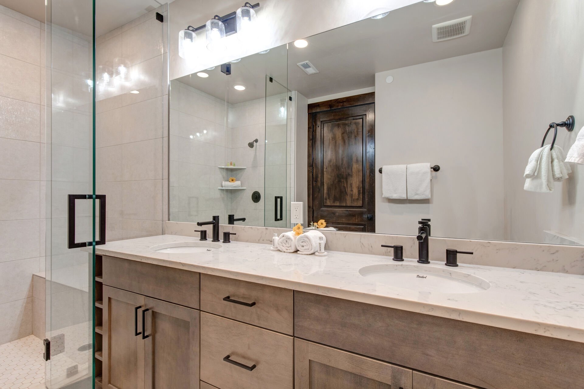 Master Bath with Double Sinks