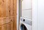 Full sized washer/dryer unit in home