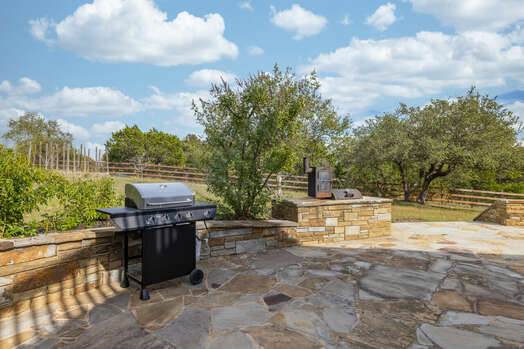 Spacious Patio with a BBQ