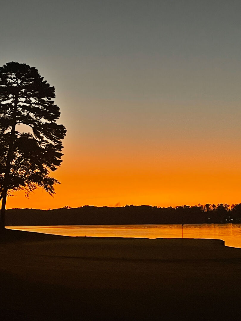 Amazing Views of Lake Oconee from sitting area.  Imagine enjoying a cup of coffee as the sun rises.