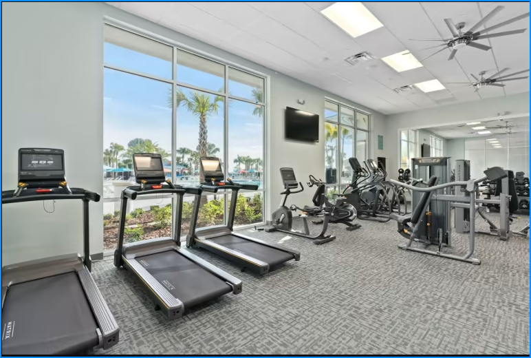 Have an early work-out in the fully equipped fitness center!