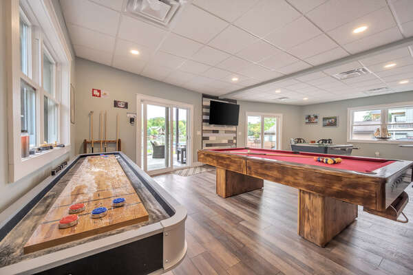 Rack 'Em Up on the Pool Table or Let them Slide on the Shuffleboard