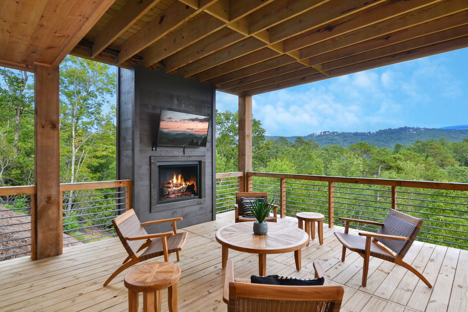 Enjoy more views from the additional lower level patio Enjoy more views from the additional lower level patio
