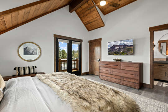 Upper Level Master Bedroom with Private Bath