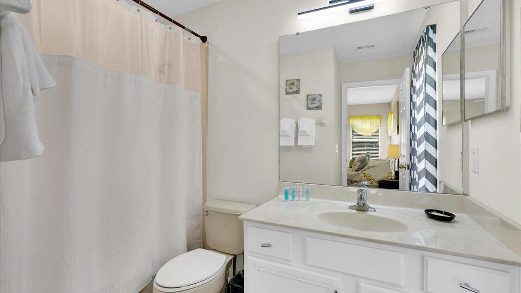 King Suite Bathroom 3 Upstairs
Tub/Shower Combo