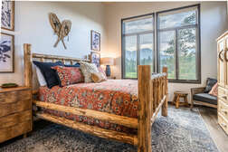 Master Bedroom #1 - King Bed- Flat Screen TV-  En-suite Bathroom- Golf Greens and Mountain View