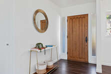 Front entry.