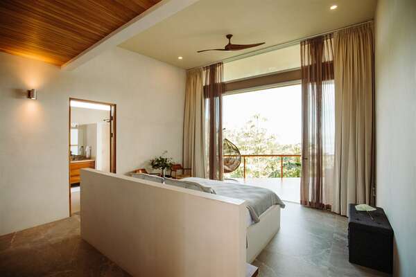 Master room with king bed and ensuite bathroom.