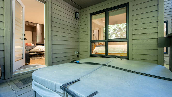Private Hot Tub, Accessed from 4th Bedroom