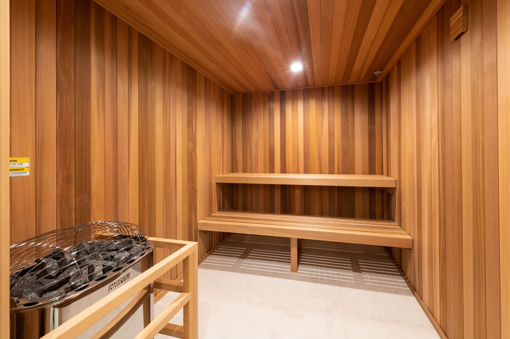 a sauna