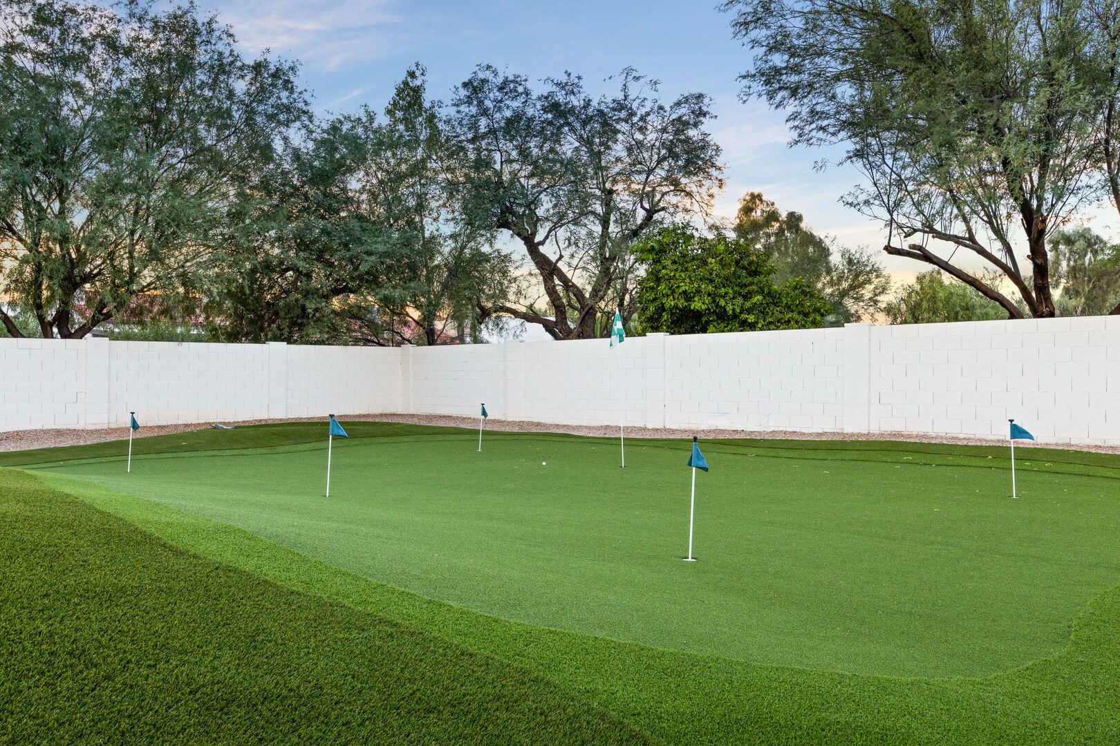 Large Outdoor Putting Green