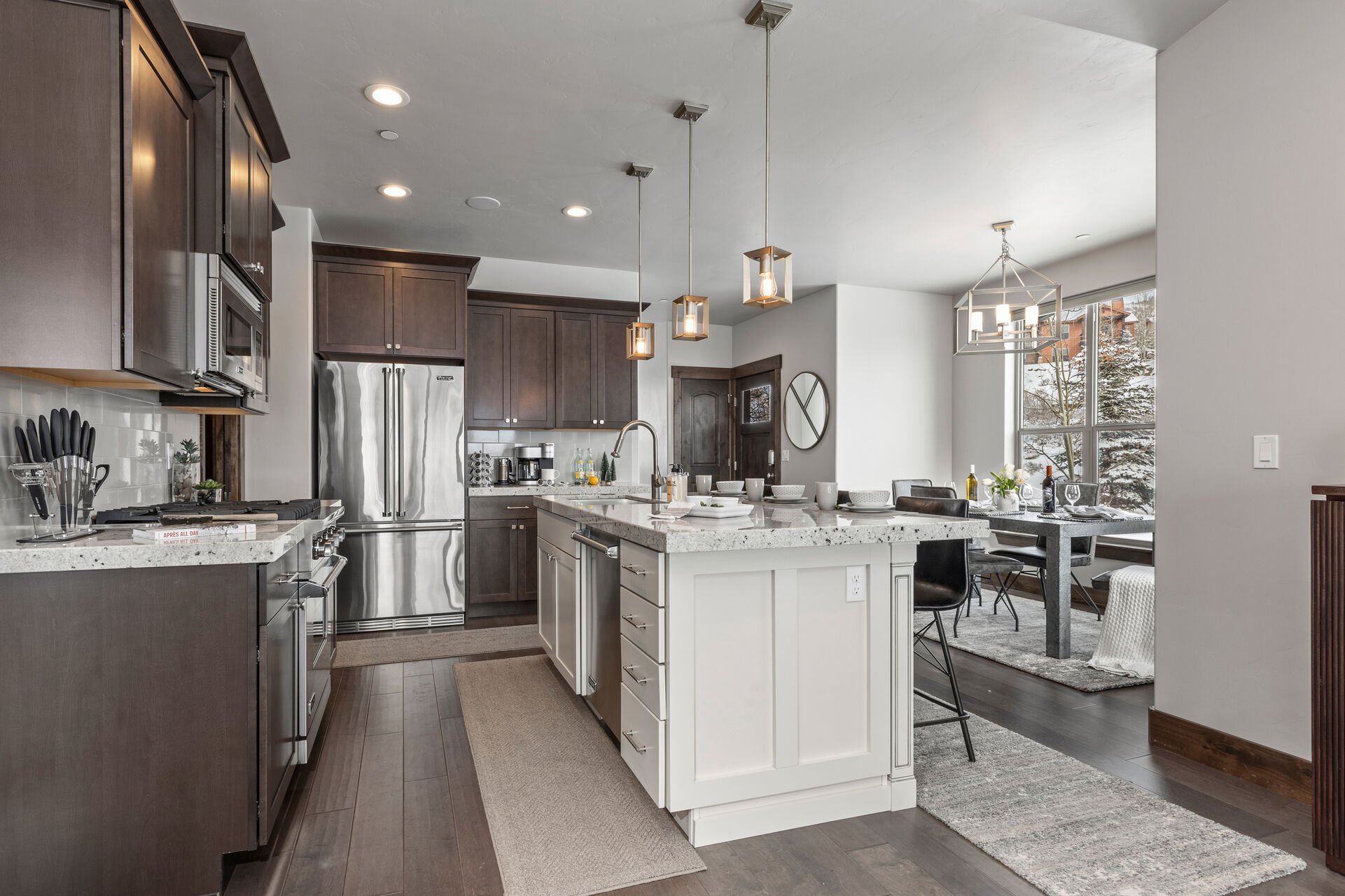 Kitchen and Dining Area