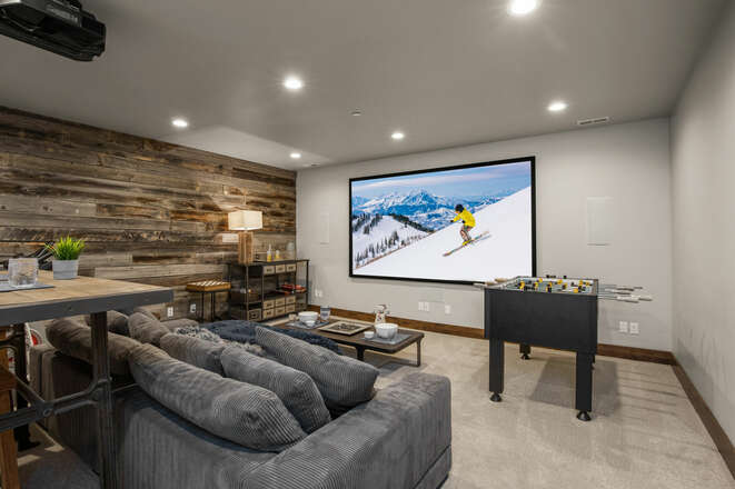 Lower Level Theater / Game Room