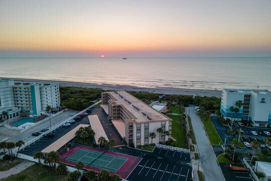 Sunrise at Cocoa Beach Towers