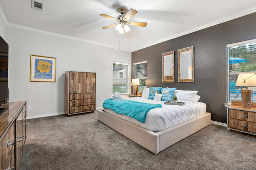 Master Bedroom with a King Bed