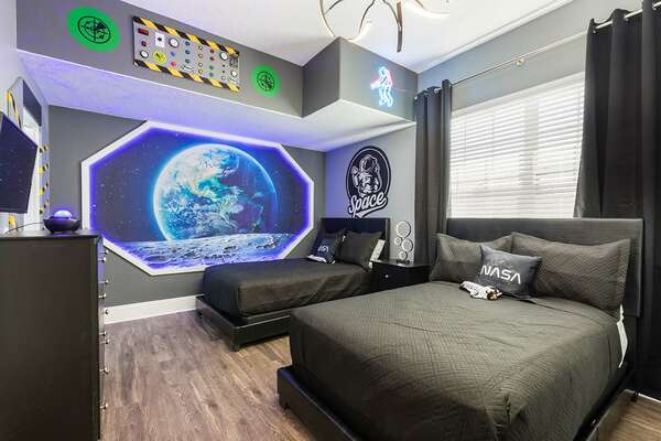 Space Theme Guest Bedroom