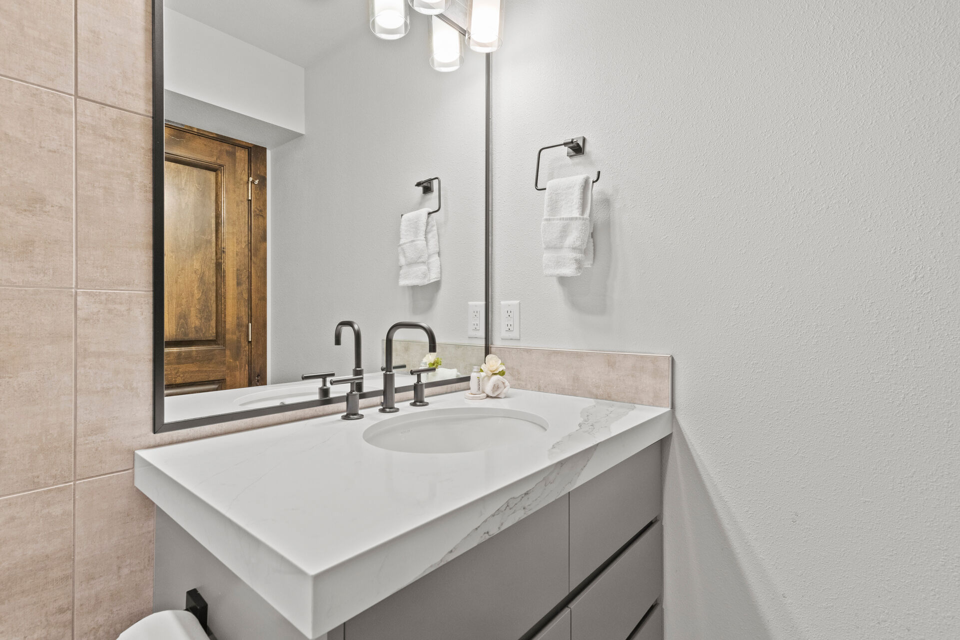 Master 2 Bathroom with tile and glass shower