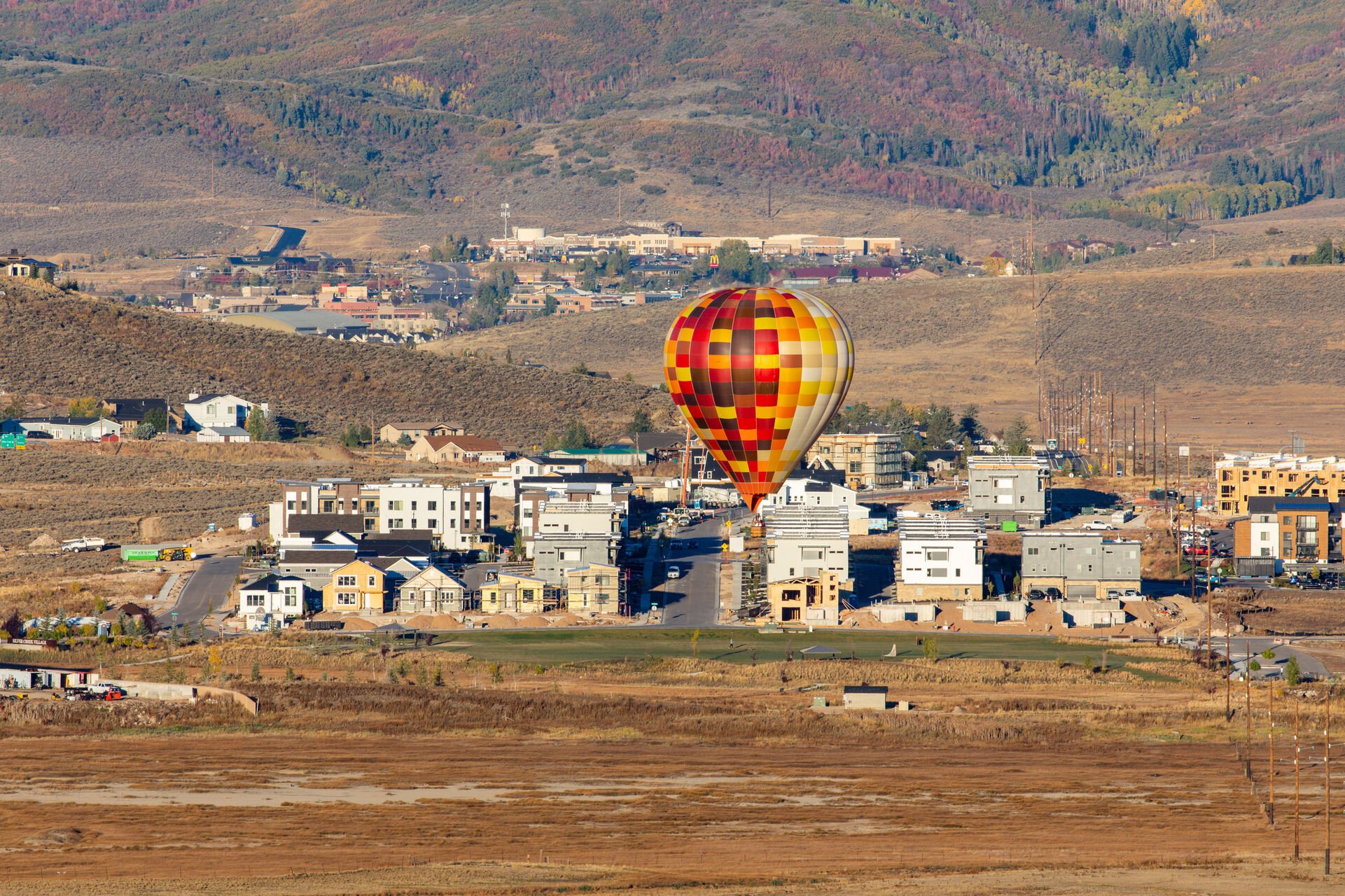 Depending on the Time of Year You May See a Hot Air Balloon (or more)