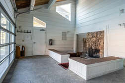 Shared Recreation Room - Fireplace