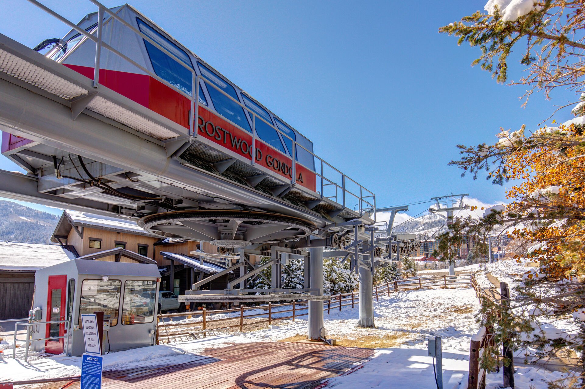 Frostwood Gondola for Ski Access