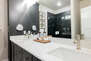 Master Bath with Two Sinks