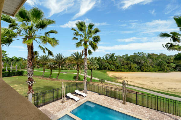 Pool with Golf Course View