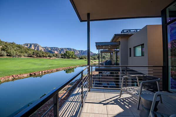 Enjoy the Views from the Private Master Bedroom Balcony
