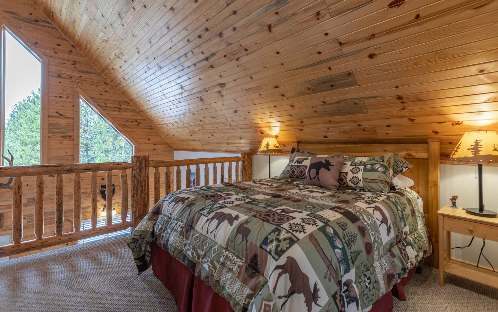 Henrys Post ~ loft w/ queen, twin over full bunk and twin beds (considering this a bedroom)