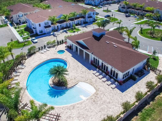 Aerial view of West Lucaya Resort