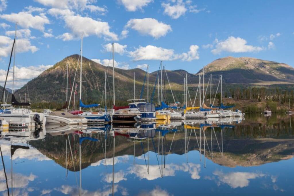 Lake Dillon offers sailing, power boating, paddle boarding, kayaking or just relax at the beach.