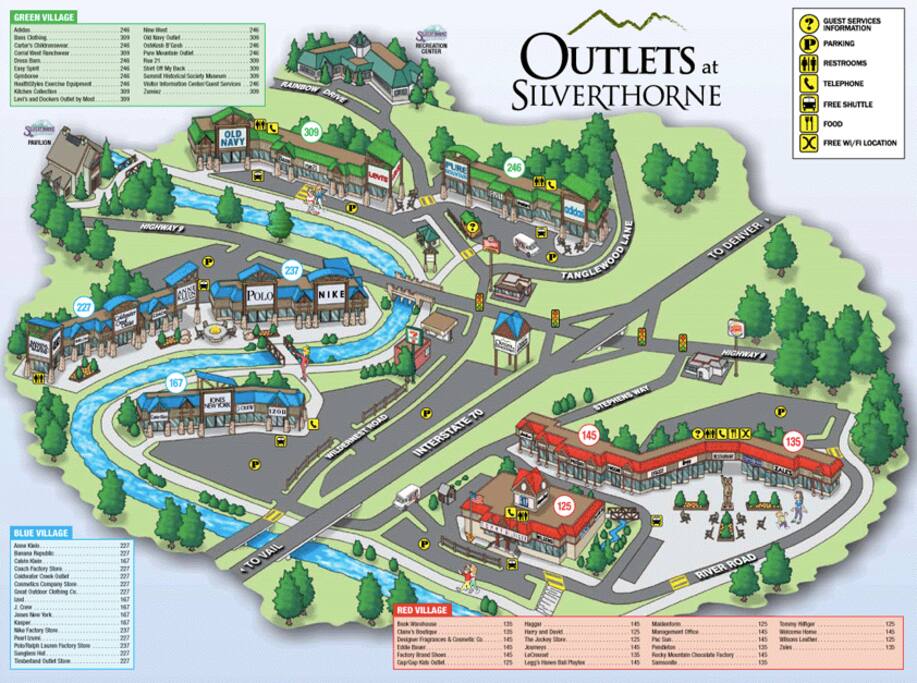 Love to shop? Visit the outlets at Silverthorne where you can pick up some great deals