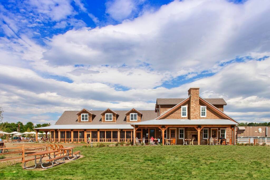 Visit the Farm House at Breckenridge Brewery. Take a tour and enjoy a live show.