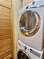 Full size washer/dryer w/ laundry soap provided.