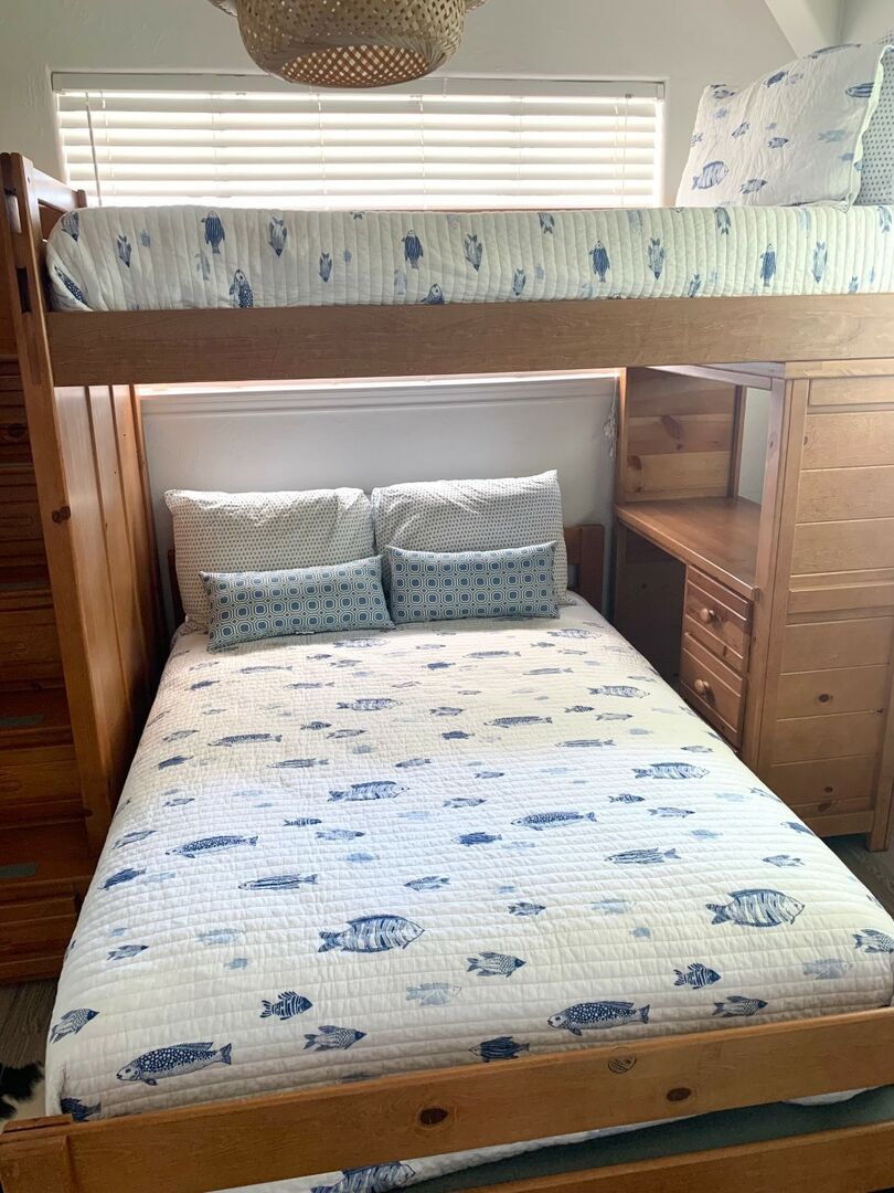 Adults can enjoy the full bed as well