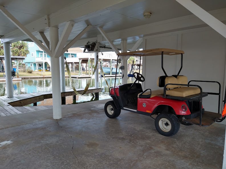 Once you get to the property, the golf cart is available for rent directly from the owner!