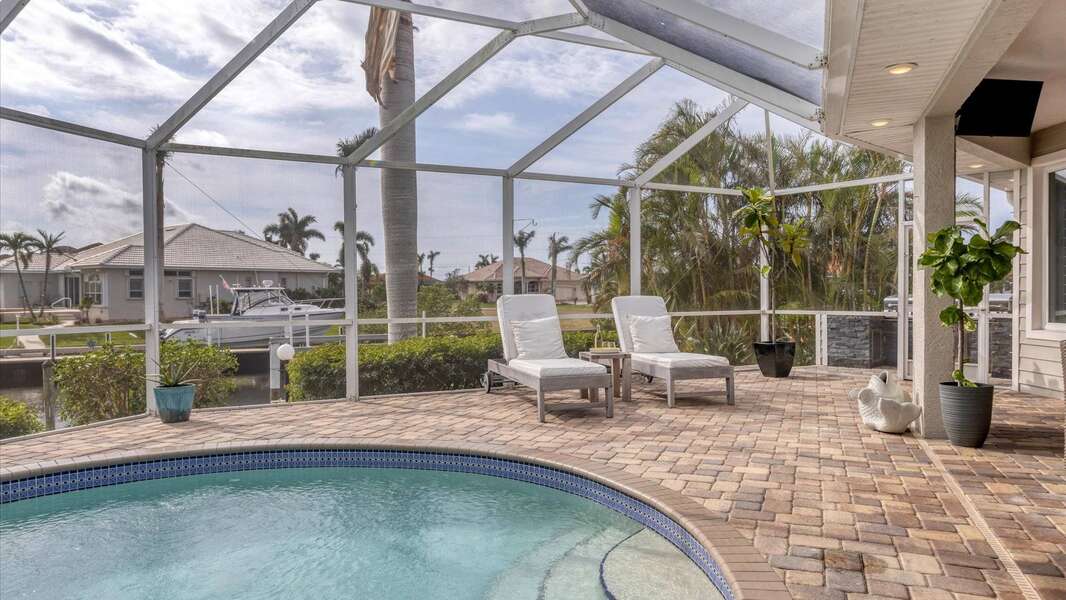 Soak up the Florida sunshine by the pool