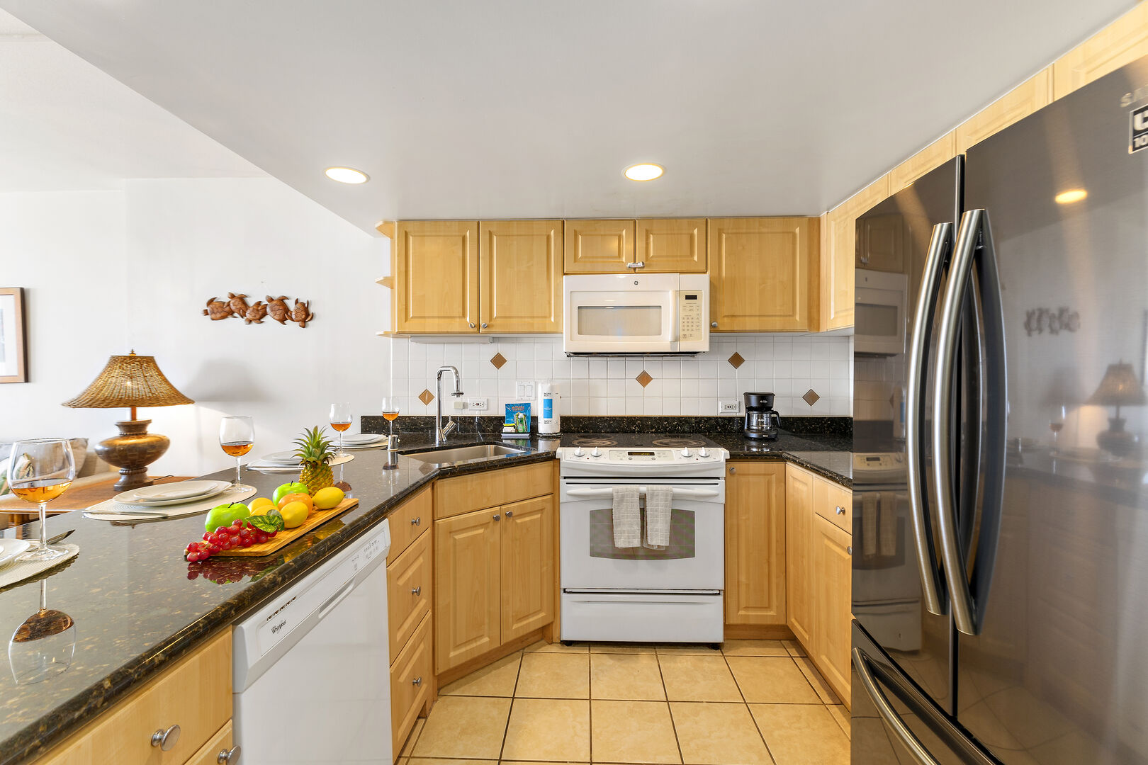 Fully equipped kitchen perfect for your culinary needs