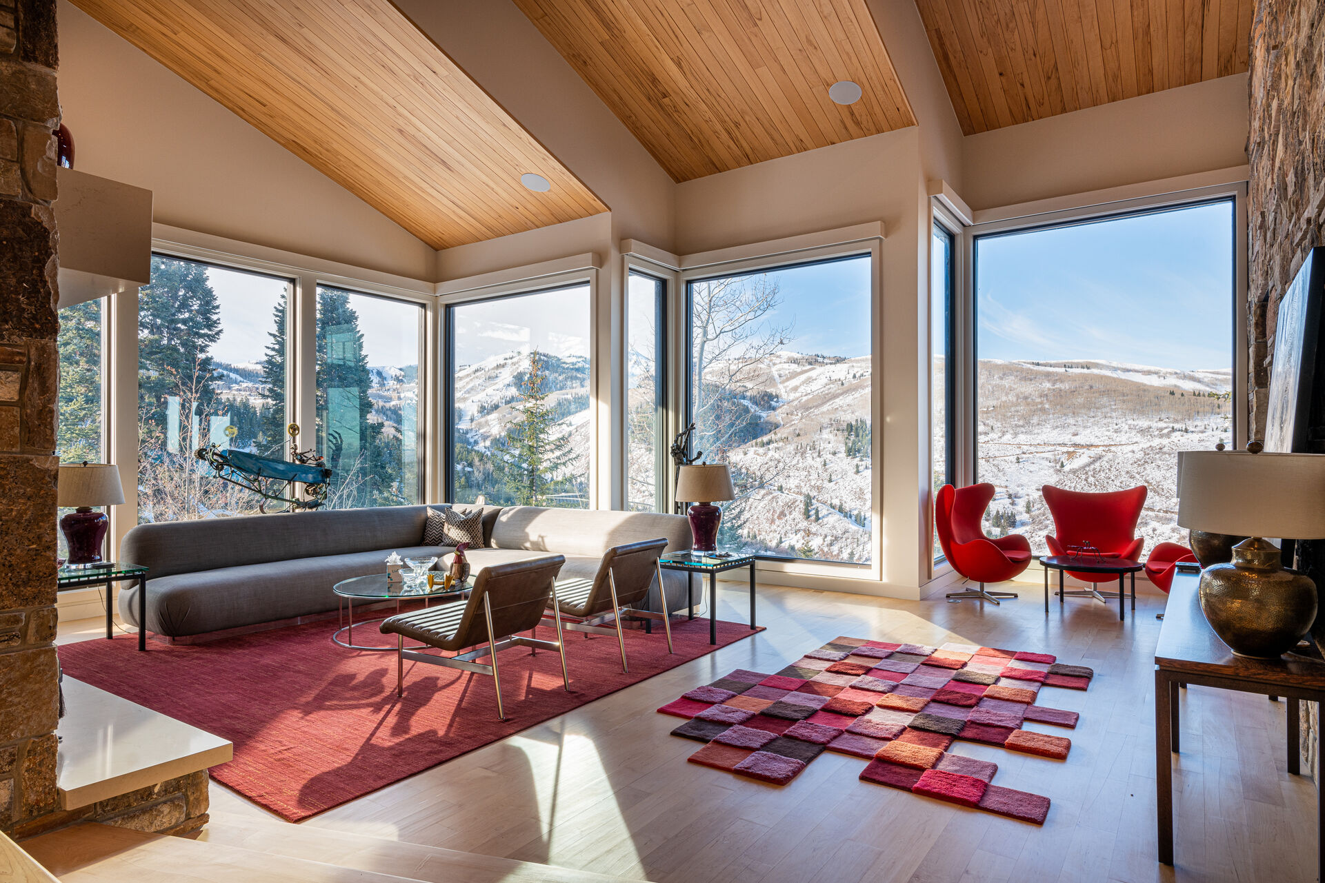 Main Level Living Room with AMAZING VIEWS!